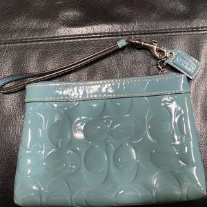 Coach wristlet gently used REDUCED
